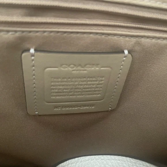 Coach Signature Beige and Cream Tote - Picture 9 of 10